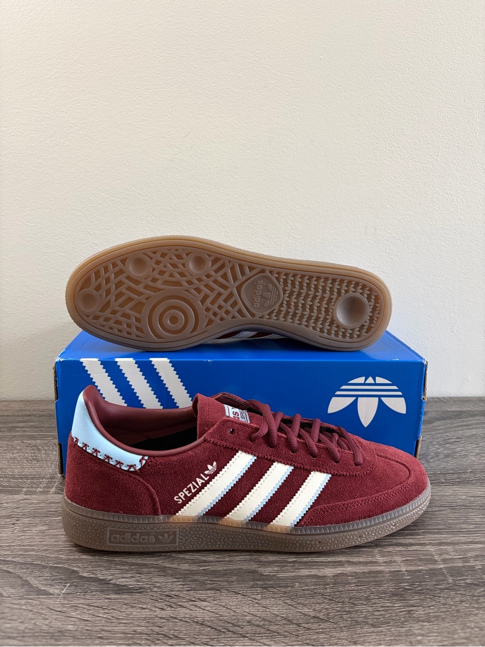 Adidas Handball Spezial Burgundy - Men's Size 9.5